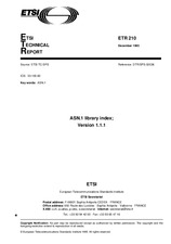 Standard ETSI ETR 210-ed.1 30.11.1995 preview