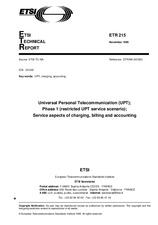 Standard ETSI ETR 215-ed.1 15.11.1995 preview