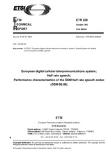 Standard ETSI ETR 229-ed.1 15.10.1995 preview