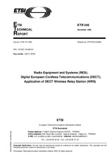 Standard ETSI ETR 246-ed.1 15.11.1995 preview