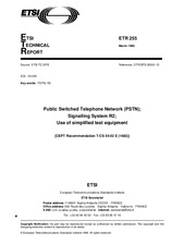 Standard ETSI ETR 255-ed.1 15.3.1996 preview