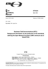 Standard ETSI ETR 281-ed.1 30.3.1996 preview