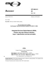 Standard ETSI ETS 3000112-ed.1/Amd.2 15.3.1996 preview