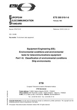 Standard ETSI ETS 300019-1-6-ed.1 28.2.1992 preview
