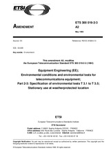 Preview ETSI ETS 300019-2-32-ed.1/Amd.2 30.5.1998