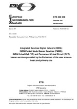 Standard ETSI ETS 300048-ed.2 31.12.1997 preview