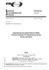 Standard ETSI ETS 300053-ed.1 18.10.1991 preview