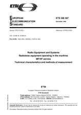 Standard ETSI ETS 300067-ed.1 30.11.1990 preview