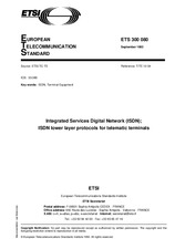 Standard ETSI ETS 300080-ed.1 1.9.1992 preview