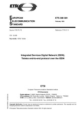 Standard ETSI ETS 300081-ed.1 28.2.1993 preview