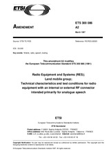 Standard ETSI ETS 3000862-ed.1/Amd.2 15.3.1997 preview