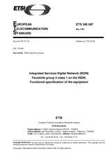Standard ETSI ETS 300087-ed.1 1.5.1994 preview