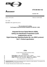 Standard ETSI ETS 300092-12-ed.1/Amd.2 15.11.1994 preview
