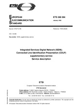 Standard ETSI ETS 300094-ed.1 22.1.1992 preview