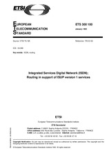 Preview ETSI ETS 300100-ed.1 22.1.1992