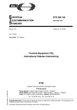 Preview ETSI ETS 300105-ed.1 31.12.1991