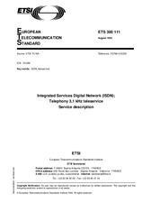 Preview ETSI ETS 300111-ed.1 27.8.1992