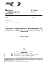 Preview ETSI ETS 300114-ed.1 31.10.1991