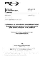 Preview ETSI ETS 300116-ed.1 30.6.1991
