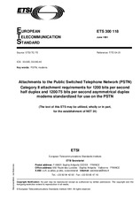 Preview ETSI ETS 300118-ed.1 30.6.1991