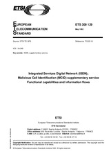 Standard ETSI ETS 300129-ed.1 19.5.1992 preview
