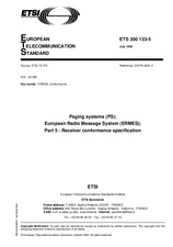 Preview ETSI ETS 300133-5-ed.1 2.7.1992