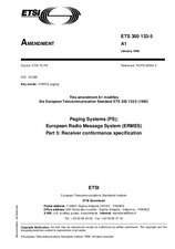 Preview ETSI ETS 300133-5-ed.1/Amd.1 12.1.1994