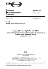 WITHDRAWN ETSI ETS 300153-ed.1 30.9.1992 preview