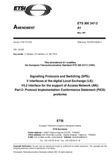 Standard ETSI ETS 300347-2-ed.1/Amd.1 15.5.1997 preview