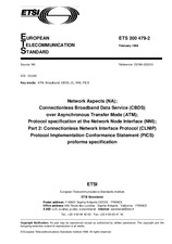 Standard ETSI ETS 300479-2-ed.1 28.2.1998 preview