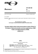 Standard ETSI ETS 300500-ed.1/Amd.1 6.3.1995 preview