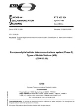 Standard ETSI ETS 300504-ed.2 6.10.1995 preview