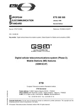 Standard ETSI ETS 300505-ed.2 15.1.1996 preview