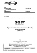 Standard ETSI ETS 300507-ed.2 15.1.1996 preview