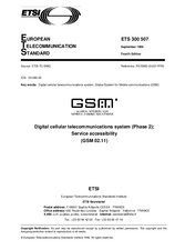 Standard ETSI ETS 300507-ed.4 30.9.1996 preview