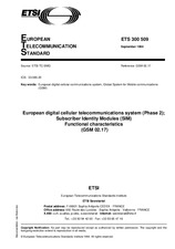 Standard ETSI ETS 300509-ed.1 12.9.1994 preview