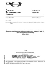 Standard ETSI ETS 300513-ed.1 12.9.1994 preview