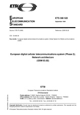 Standard ETSI ETS 300522-ed.1 12.9.1994 preview