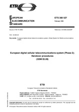 Standard ETSI ETS 300527-ed.1 15.2.1995 preview