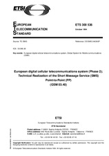 Standard ETSI ETS 300536-ed.1 30.10.1994 preview