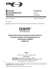 Standard ETSI ETS 300537-ed.2 30.5.1996 preview