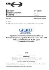 Standard ETSI ETS 300540-ed.5 9.3.1999 preview