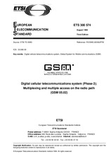 Standard ETSI ETS 300574-ed.3 30.8.1996 preview