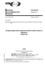 Standard ETSI ETS 300576-ed.1 12.9.1994 preview