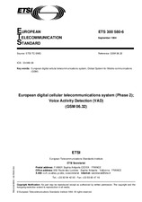 Standard ETSI ETS 300580-6-ed.1 12.9.1994 preview