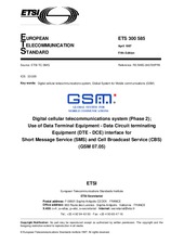 Standard ETSI ETS 300585-ed.5 30.4.1997 preview