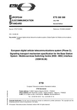 Standard ETSI ETS 300589-ed.2 15.7.1995 preview