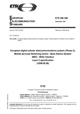 Standard ETSI ETS 300590-ed.1 12.9.1994 preview