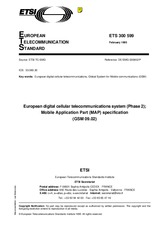Standard ETSI ETS 300599-ed.1 15.2.1995 preview