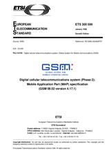 Standard ETSI ETS 300599-ed.7 30.1.1998 preview